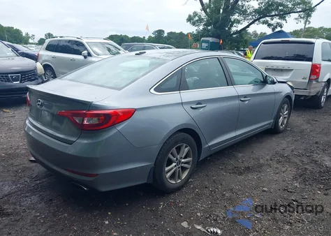 2017 Hyundai Sonata Se из США, поврежденный, VIN 5NPE24AF9HH443515